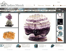 Tablet Screenshot of andinos-minerals.fr